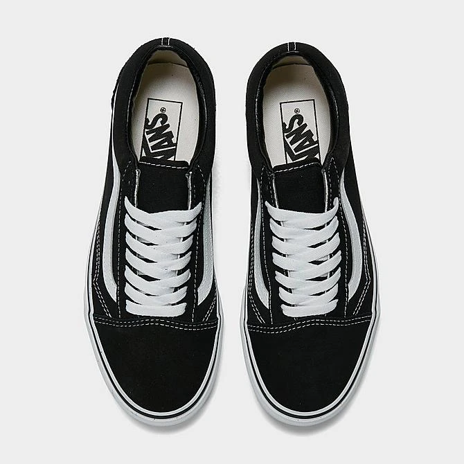Big Kids' Vans Old Skool Casual Shoes Black/White - 00D3HY28 001 7 Big Kids' Vans Old Skool Casual Shoes Black/White - 00D3HY28 001 - Image 5