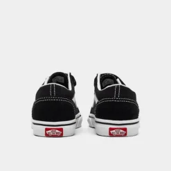 Kids' Toddler Vans Old Skool Hook-and-Loop Casual Shoes Black/White - 00D3YBLK 001 -Default Template 7 00D3YBLK 001 P4
