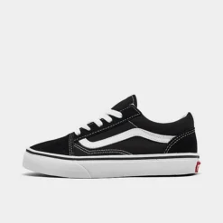 Little Kids' Vans Old Skool Casual Shoes Black/White - 00W9T6BT 001