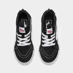 Kids' Toddler Vans Sk8-Hi Zip Casual Shoes Black/White - 00XG5Y28 001 -Default Template 7 00XG5Y28 001 P5