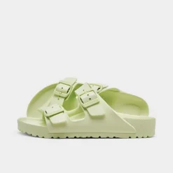 Women's Birkenstock Essentials Arizona EVA Sandals Faded Lime - 1024691 300