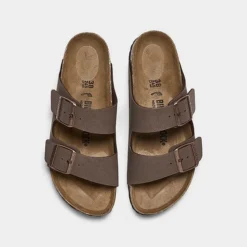 Women's Birkenstock Arizona Birkibuc Sandals Mocha - 151183 200 -Default Template 7 151183 200 P5