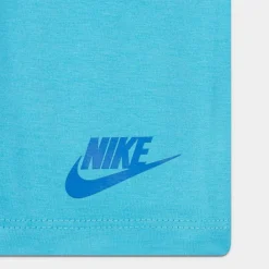 Girls' Infant Nike Boxy T-Shirt And Bike Shorts Set Ocean Bliss/Baltic Blue - 16K457 F85 -Default Template 7 16K457 F85 M3