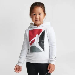 Nike Girls' Toddler Jordan Block HD Shine Hoodie And Leggings Set White/Black/Gym Red - 25B946 023 10 Nike Girls' Toddler Jordan Block HD Shine Hoodie And Leggings Set White/Black/Gym Red - 25B946 023 -Default Template 7 25B946 023 M3