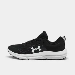 Boys' Big Kids' Under Armour Assert 10 Running Shoes Black/White - 3026182 001