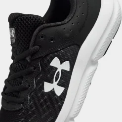 Boys' Big Kids' Under Armour Assert 10 Running Shoes Black/White - 3026182 001 -Default Template 7 3026182 001 P3