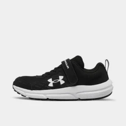 Boys' Little Kids' Under Armour Assert 10 Running Shoes Black/White - 3026183 001