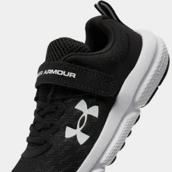 Boys' Little Kids' Under Armour Assert 10 Running Shoes Black/White - 3026183 001 -Default Template 7 3026183 001 P3