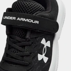 Boys' Little Kids' Under Armour Assert 10 Running Shoes (Wide Width) Black/White - 3026186 001 -Default Template 7 3026186 001 P3