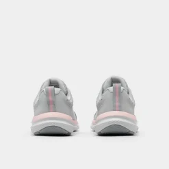 Girls' Big Kids' Under Armour Assert 10 Running Shoes Halo Grey/Pink Sugar/Iridescent - 3026189 102 -Default Template 7 3026189 102 P4