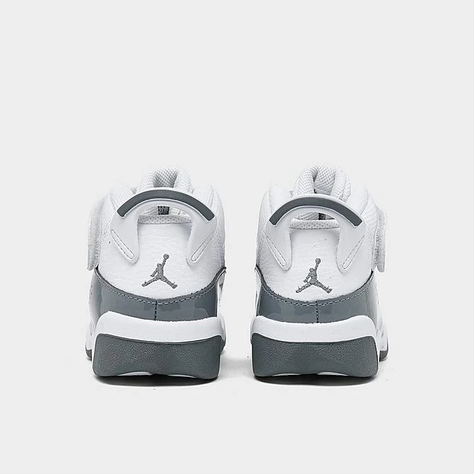 Nike Kids' Toddler Air Jordan 6 Rings Basketball Shoes White/Cool Grey/White - 323420 121 6 Nike Kids' Toddler Air Jordan 6 Rings Basketball Shoes White/Cool Grey/White - 323420 121 - Image 4