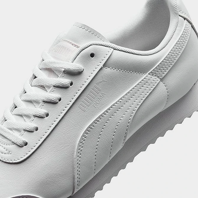 Big Kids' Puma Roma Basic Casual Shoes Puma White - 35425914 100 5 Big Kids' Puma Roma Basic Casual Shoes Puma White - 35425914 100 - Image 3
