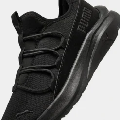 Big Kids' Puma One For All Stretch Lace Casual Shoes Black/Black/Black - 37787808 001 -Default Template 7 37787808 001 P3