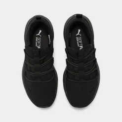 Big Kids' Puma One For All Stretch Lace Casual Shoes Black/Black/Black - 37787808 001 -Default Template 7 37787808 001 P5