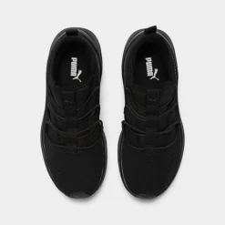 Little Kids' Puma One For All Stretch Lace Casual Shoes Black/Black/Black - 37787908 001 -Default Template 7 37787908 001 P5