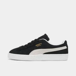 Big Kids' Puma Suede 21 Casual Shoes Puma Black/Puma White - 38056001 001