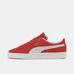 Big Kids' Puma Suede 21 Casual Shoes Red/White/Egret - 38056002 600