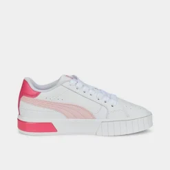 Big Kids' Puma Cali Star Casual Shoes Puma White/Almond Blossom/Sunset Pink - 38204107 100 -Default Template 7 38204107 100 P3