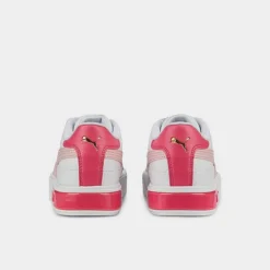 Big Kids' Puma Cali Star Casual Shoes Puma White/Almond Blossom/Sunset Pink - 38204107 100 -Default Template 7 38204107 100 P4