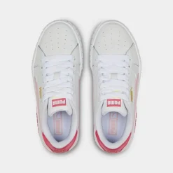 Big Kids' Puma Cali Star Casual Shoes Puma White/Almond Blossom/Sunset Pink - 38204107 100 -Default Template 7 38204107 100 P5
