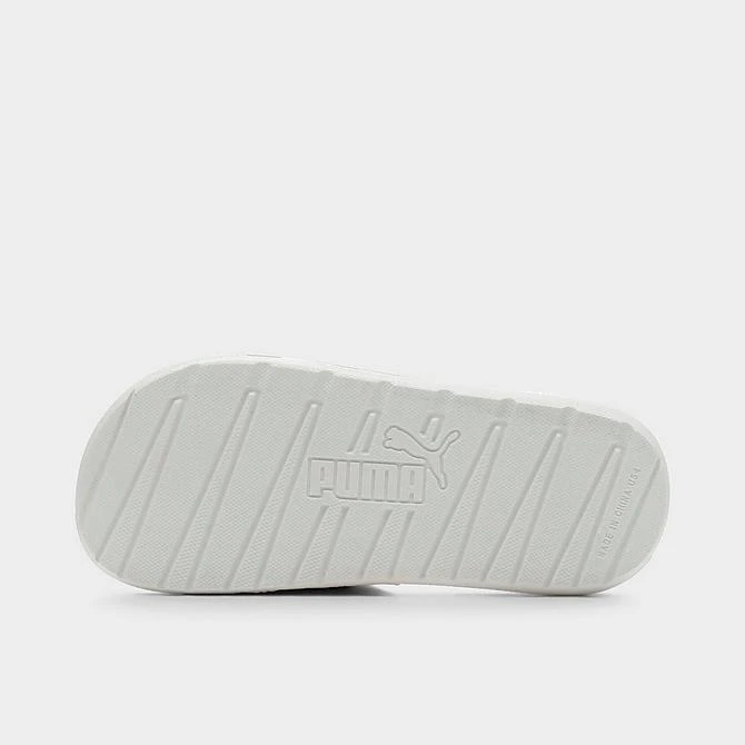 Little Kids' Puma Cool Cat Bright Ombre Slide Sandals Puma White/Blue Atoll/Sunny Lime/Bubblegum - 38591701 100 8 Little Kids' Puma Cool Cat Bright Ombre Slide Sandals Puma White/Blue Atoll/Sunny Lime/Bubblegum - 38591701 100 - Image 6