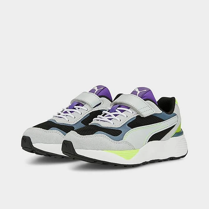 Little Kids' Puma RS - Metric Casual Shoes White/Grey/Black/Purple/Neon - 38605103 001 4 Little Kids' Puma RS - Metric Casual Shoes White/Grey/Black/Purple/Neon - 38605103 001 - Image 2