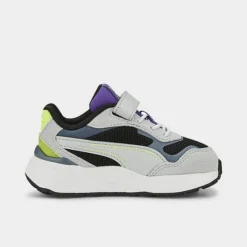 Kids' Toddler Puma RS - Metric Casual Shoes Grey/White/Purple/Black - 38605203 001 -Default Template 7 38605203 001 P3