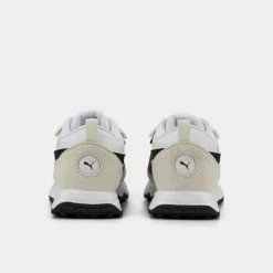 Little Kids' Puma Rider FV Future Vintage Casual Shoes Puma White/Marshmallow - 38606506 100 -Default Template 7 38606506 100 P4