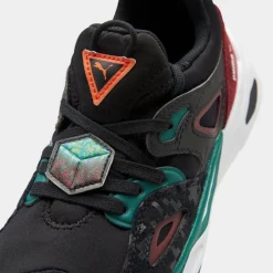 Little Kids' Puma X Minecraft TRC Blaze Casual Shoes Puma Black/Teal Green - 38612601 001 -Default Template 7 38612601 001 P3