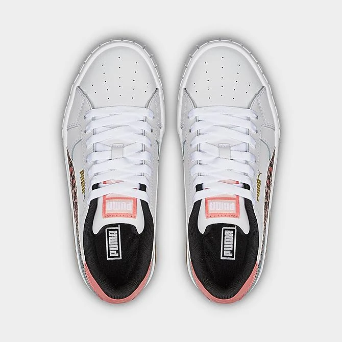 Girls' Big Kids' Puma Cali Star Wild Casual Shoes White/Pink - 38761701 100 7 Girls' Big Kids' Puma Cali Star Wild Casual Shoes White/Pink - 38761701 100 - Image 5