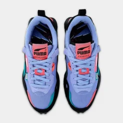 Big Kids' Puma Rider FV FD Casual Shoes Black/Lavender/Pink/White/Green - 38787602 500 -Default Template 7 38787602 500 P5