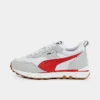 Big Kids' Puma Rider FV Essentials Casual Shoes Puma White/Platinum Gray - 38788502 100 1 Big Kids' Puma Rider FV Essentials Casual Shoes Puma White/Platinum Gray - 38788502 100 -Default Template 7 38788502 100 P1