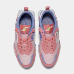 Girls' Big Kids' Puma Rider FV Rainbow Sunset Casual Shoes Carnation Pink/Almond Blossom/Lavender Pop - 38874001 690 -Default Template 7 38874001 690 P5