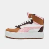 Girls' Big Kids' Puma Karmen Rebelle Mid Casual Shoes White/Pink/Brown/Tan - 39142001 100 1 Girls' Big Kids' Puma Karmen Rebelle Mid Casual Shoes White/Pink/Brown/Tan - 39142001 100 -Default Template 7 39142001 100 P1