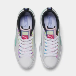 Girls' Big Kids' Puma Mayze Glowing Up Casual Shoes White/Multi - 39215901 100 -Default Template 7 39215901 100 P5