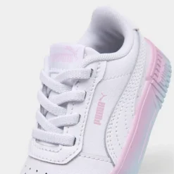 Girls' Toddler Puma Carina 2.0 Casual Shoes Puma White/Puma White/Pearl Pink - 39360101 100 -Default Template 7 39360101 100 P3