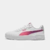 Girls' Big Kids' Puma Carina 2.0 Star Glow Casual Shoes White/Pink/Purple - 39387601 100 -Default Template 7 39387601 100 P1
