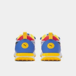 Little Kids' Puma Rider FV Primary Casual Shoes Puma White/Royal Sapphire/Puma Black - 39447301 100 -Default Template 7 39447301 100 P4
