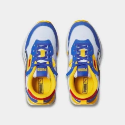 Little Kids' Puma Rider FV Primary Casual Shoes Puma White/Royal Sapphire/Puma Black - 39447301 100 -Default Template 7 39447301 100 P5