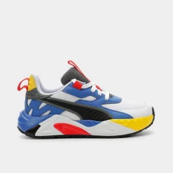 Big Kids' Puma RS-TRCK Primary Casual Shoes Puma White/Royal Sapphire/Puma Black - 39447901 100