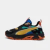 Big Kids' Puma RS-TRCK Pinball Casual Shoes Black/Multi - 39532101 001