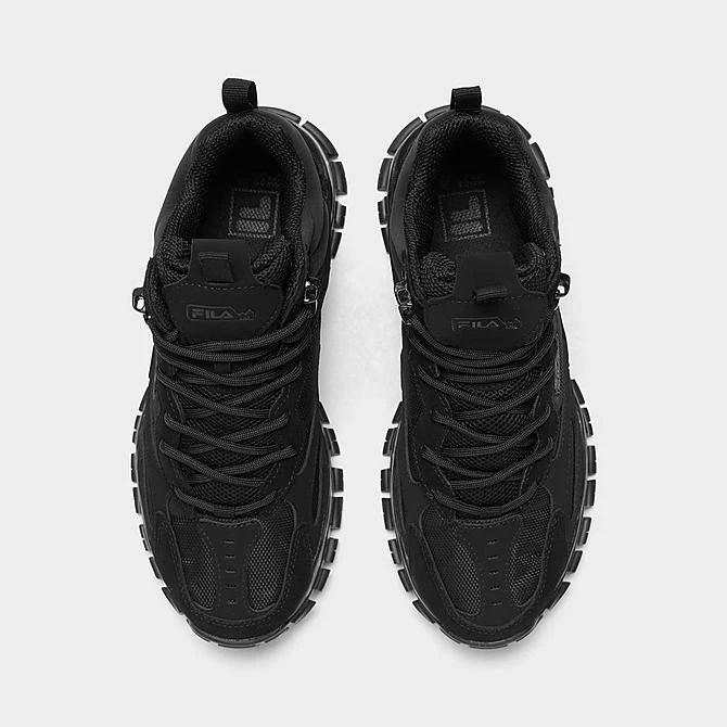 Big Kids' Fila Ray Tracer TR 2 Mid Casual Shoes Black/Black - 3RM02365 001 7 Big Kids' Fila Ray Tracer TR 2 Mid Casual Shoes Black/Black - 3RM02365 001 - Image 5