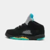 Nike Kids' Toddler Air Jordan Retro 5 Basketball Shoes Black/Aquatone/Taxi - 440890 047 -Default Template 7 440890 047 P1