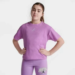 Nike Girls' Jordan Essentials Boxy T-Shirt Rush Fuchsia - 45A770Â P3R
