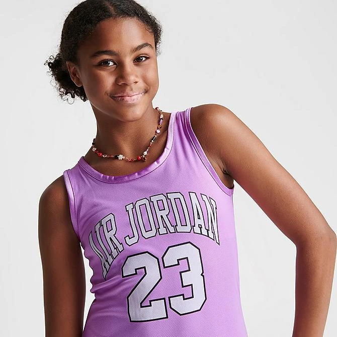 Nike Girls' Jordan Air 23 Jersey Dress Rush Fuchsia - 45B320 P3R 7 Nike Girls' Jordan Air 23 Jersey Dress Rush Fuchsia - 45B320 P3R - Image 5