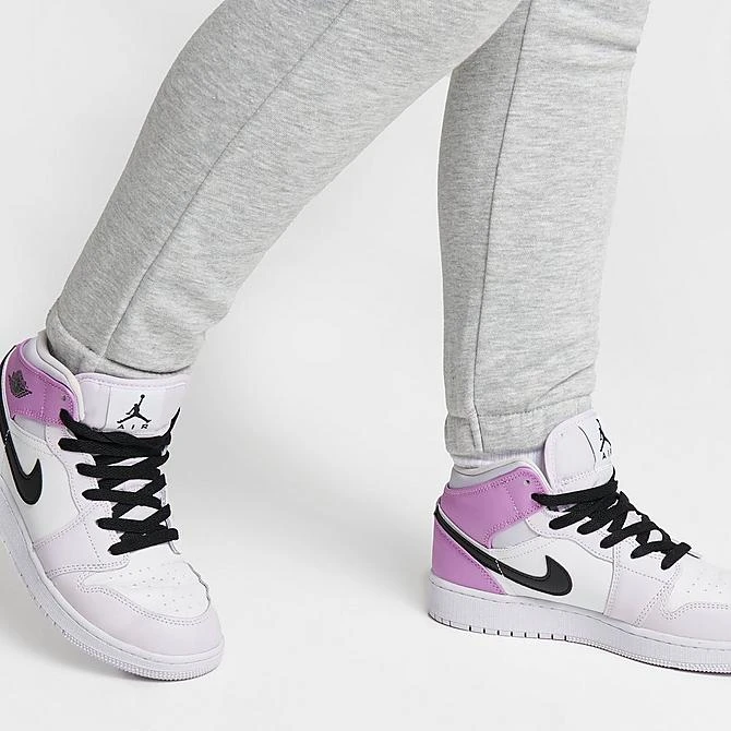 Nike Girls' Jordan Jumpman Cargo Jogger Pants Light Grey Heather - 45C368 G2H 8 Nike Girls' Jordan Jumpman Cargo Jogger Pants Light Grey Heather - 45C368 G2H - Image 6