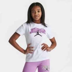 Nike Girls' Jordan Jumpman T-Shirt White - 45C385Â 001