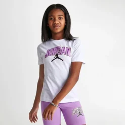 Nike Girls' Jordan Jumpman T-Shirt White - 45C385 001 -Default Template 7 45C385 001 M3