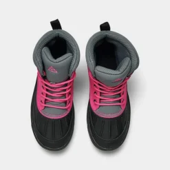 Girls' Big Kids' Nike Woodside 2 High ACG Winter Boots Pink Foil/Black/Cool Grey - 524876 600 -Default Template 7 524876 600 P5