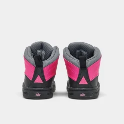 Girls' Toddler Nike Woodside Boots Pink Foil/Black/Cool Grey - 524878 600 -Default Template 7 524878 600 P4